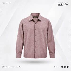 Premium Full Sleeve Casual Shirt for Men – Maroon